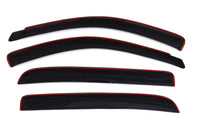 AVS 06-08 Dodge RAM 1500 Mega Cab Ventvisor In-Channel Front & Rear Window Deflectors 4pc - Smoke - 194845