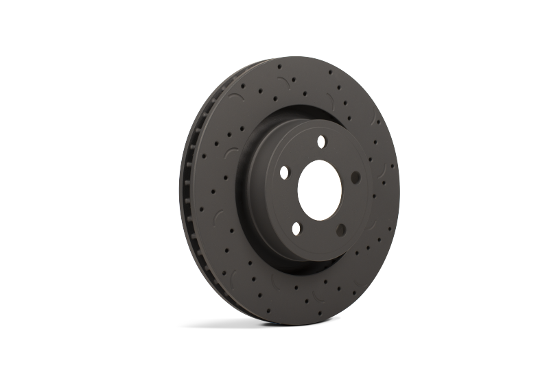 Hawk Talon 2006 Mazda 6 S Drilled and Slotted Rear Brake Rotor Set - HTC5389