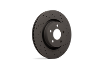 Hawk Talon 2004 Mazda Miata Base Normal Suspension Drilled and Slotted Front Brake Rotor Set - HTC5212