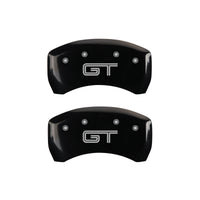 MGP Rear set 2 Caliper Covers Engraved Rear 50 Black finish silver ch - 10010RM50BK