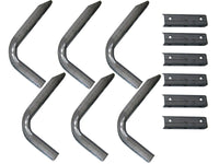 Lund 10-12 Chevy Colorado Ext. Cab EZ Running Board Mounting Bracket Kit - Brite - 300042