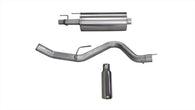 Corsa 15-16 Ford F-150 EcoBoost Cat-Back Single Side Exit w/ 4.0in Polished Tip - 24836