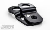 Turbo XS 15-16 Subaru WRX/STI Billet Aluminum Radiator Stay - Black - txs-W15-RADSTAY-BLK