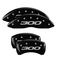 MGP 4 Caliper Covers Engraved Front & Rear MGP Black finish silver ch - 32009SMGPBK
