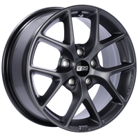 BBS SR 16x7 5x114.3 ET45 Satin Grey Wheel -82mm PFS/Clip Required - SR013SG