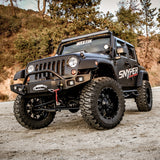 Westin/Snyper 07-17 Jeep JK Marksman Front Bumper w/Bull Bar - Textured Black - 59-9525-12JKB5
