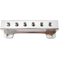 BLOX Racing Billet 6-Port Vacuum Manifold Kit - Silver - BXAC-00403-SI