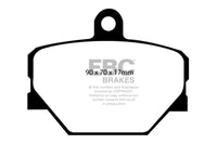 EBC 08+ Smart Fortwo 1.0 Greenstuff Front Brake Pads - DP21287
