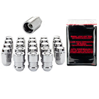 McGard Jeep Wrangler Hex Install Kit (Cone Seat) 1/2-20 / 13/16 Hex (18 Lug Nuts / 5 Locks) - Chrome - 84562