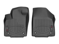 WeatherTech 2012+ Dodge Ram 2500/3500 (Vinyl Floor/Auto Trans/Crew Cab) Front FloorLiners - Black - 449771V