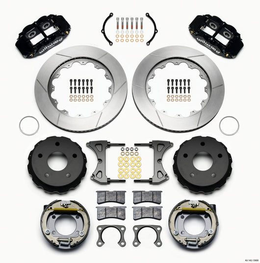 Wilwood Narrow Superlite 4R Rear P-Brk Kit 14.00in Big Ford New 2.38in Off Bronco 5 x 5.50 - 140-13666