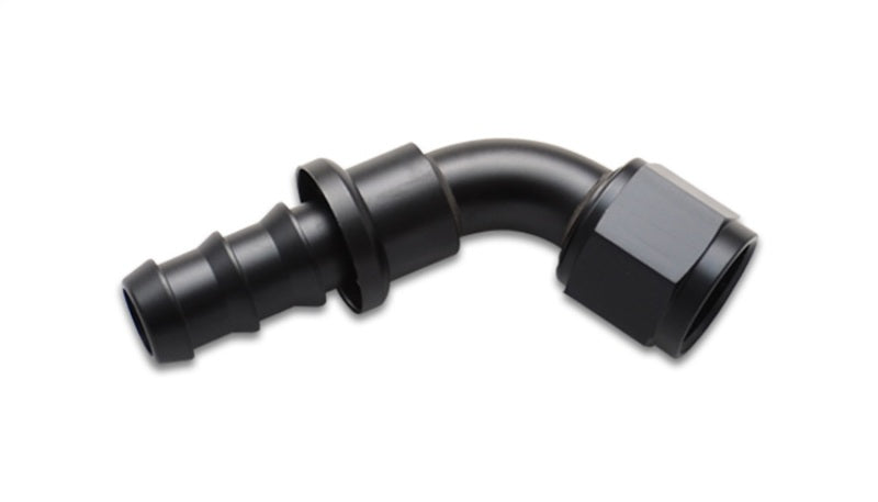 Vibrant Push-On 60 Degree Hose End Elbow FittingSize -4AN - 22604