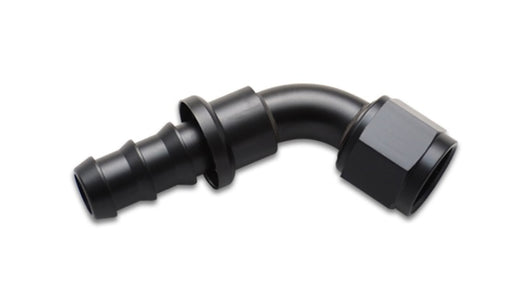 Vibrant Push-On 60 Degree Hose End Elbow FittingSize -4AN - 22604