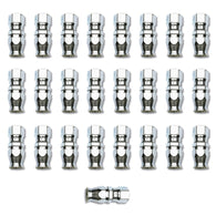 Russell Performance -6 AN Endura Pwerflex Power Steering Straight Hose Ends (25 pcs.) - 620409