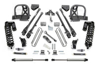 Fabtech 10-16 Ford F350/450 4WD 8 Lug 6in 4 Link System w/DL 4.0 Coilovers & Rear DL Shocks - K2146DL