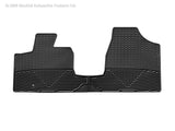 WeatherTech 08+ Chrysler Town & Country Front Rubber Mats - Black - W82