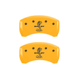 MGP Rear set 2 Caliper Covers Engraved Rear Tiffany Snake Yellow finish black ch - 10010RSBYYL
