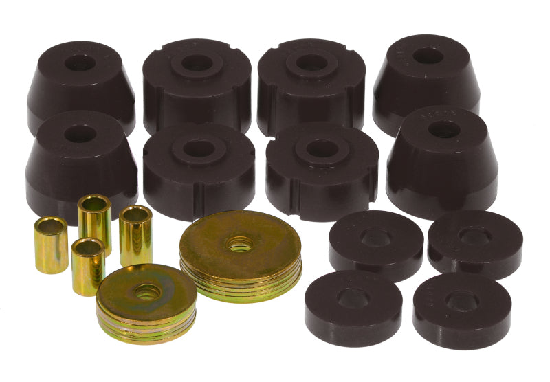 Prothane 72-85 Dodge Truck Body Mounts - Black - 4-102-BL
