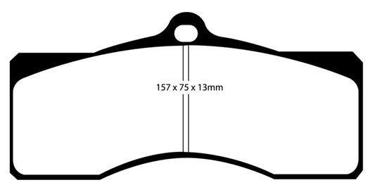 EBC 68-69 Chevrolet Camaro (1st Gen) 4.9 Bluestuff Front Brake Pads - DP51155NDX