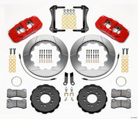 Wilwood AERO6 Front Hat Kit 14.00 Red 2005-2014 Mustang w/ BMR Suspn. w/Lines - 140-13685-R