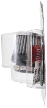 K&N Universal Chrome Filter 1 3/8 inch FLG / 2 1/2 inch Base / 2 inch Top / 2 1/4 inch Height - RC-0790