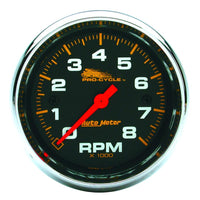 Autometer Pro-Cycle Gauge Tach 3 3/4in 8K Rpm 2 & 4 Cylinder Black Pro-Cycle - 19201