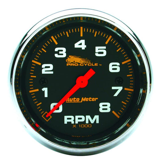 Autometer Pro-Cycle Gauge Tach 3 3/4in 10K Rpm 2 & 4 Cylinder Black Pro-Cycle - 19202