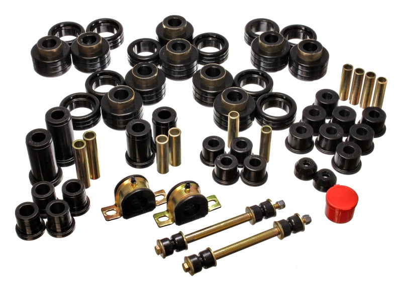 Energy Suspension 95-97 Chevy Tahoe / GMC Denali 4WD Black Hyper-flex Master Bushing Set - 3.18125G