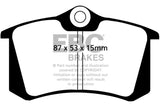 EBC 10-13 Audi A3 2.0 TD Redstuff Rear Brake Pads - DP3680C