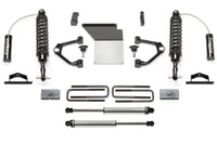 Fabtech 14-18 GM K1500 w/OE Alum. UCA 4in Budget UCA System w/DL 2.5 Resi Coilovers & Rear DL Shocks - K1109DL