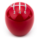 Raceseng Slammer Shift Knob (Gate 1 Engraving) Mazda Miata ND Adapter - Red Gloss - 08211RG-08011-0811012
