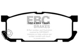 EBC 01-03 Mazda Miata MX5 1.8 (Sports Suspension) Ultimax2 Rear Brake Pads - UD891
