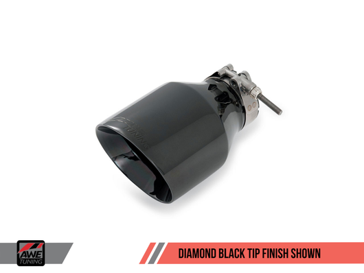 AWE Tuning Mk5 Jetta 2.0T - GLI Touring Edition Exhaust - Diamond Black Tips - 3015-23054