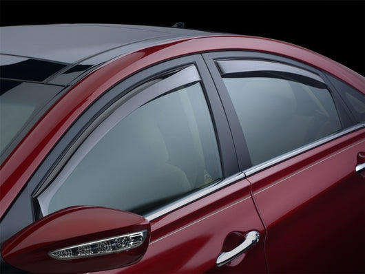 WeatherTech 2015+ Chevy Colorado/GMC Canyon Front Side Window Deflectors - Dark Smoke - 80766
