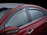 WeatherTech 05-13 Toyota Tacoma Access Cab Front and Rear Side Window Deflectors - Light Smoke - 78389