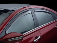 WeatherTech 05-13 Toyota Tacoma Access Cab Front and Rear Side Window Deflectors - Light Smoke - 78389