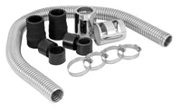 Spectre Magna Kool SS Radiator Hose Kit w/Chrome End Covers - 30in. - 7769