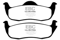 EBC 05-10 Jeep Commander 3.7 Yellowstuff Rear Brake Pads - DP41745R