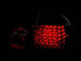 ANZO 1999-2001 BMW 3 Series E46 LED Taillights Red/Clear 4pc - 321004