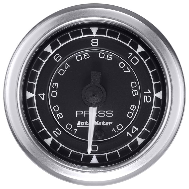 Autometer Chrono 2-1/16in 15PSI Pressure Gauge - 8162