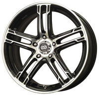Enkei FD-05 18x7.5 4x100 45mm Offset Black Machined Wheel - 434-875-4945BKM