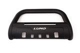 Lund 09-17 Dodge Ram 1500 (Excl. Rebel Models) Bull Bar w/Light & Wiring - Black - 47121204