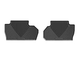 WeatherTech 14+ Chevrolet Silverado Rear Rubber Mats - Black - W310