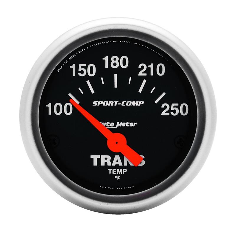 Autometer Sport Comp 100-250 F Trans Temp Gauge - 3357