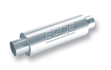 Borla XR-1 Racing Sportsman 3 inch Outlet / 3 inch Inlet Round Muffler - 40085