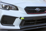 Perrin Tow Hook Kit - Front 2018+ Subaru WRX/STI - Neon Yellow - PSP-BDY-235NY