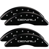 MGP 4 Caliper Covers Engraved Front & Rear MOPAR Black finish silver ch - 32016SMOPBK