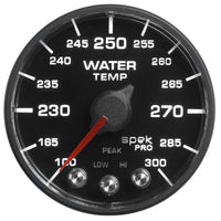 Autometer Spek-Pro - Nascar 2-1/16in Water Temp 100- 300F Bfb Ecu - P546328-N3