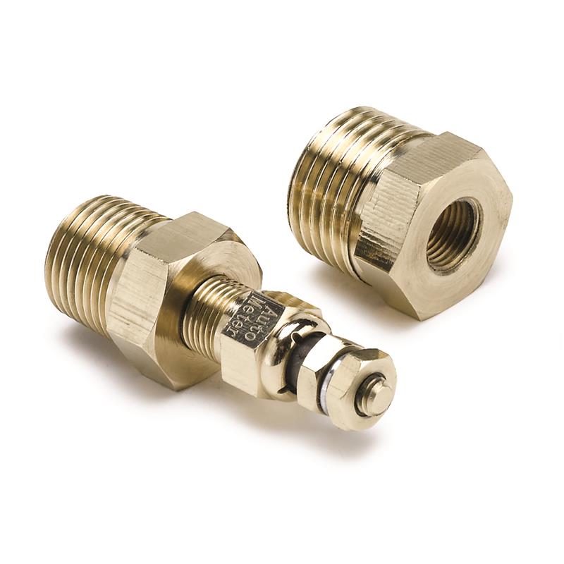 Autometer Replacement Senders for Short Sweep Electric Temperature Gauge Sender (250/300/340 Deg) - 2258
