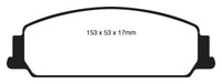 EBC 08-10 Pontiac G8 3.6 Redstuff Front Brake Pads - DP31833C